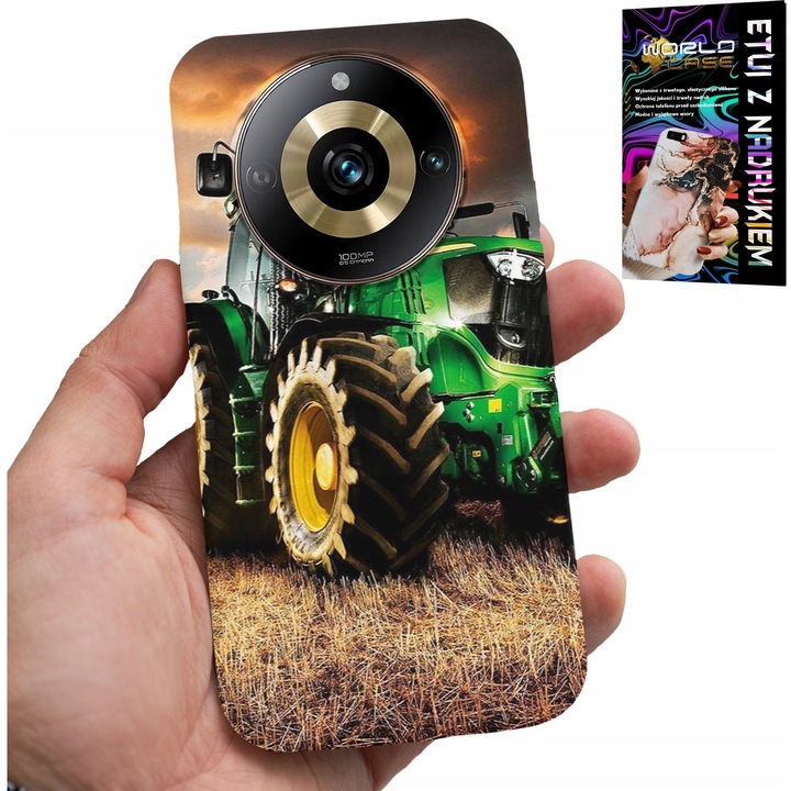 Telefontok, World Case, Traktor Ciagnik, szilikon, többszínű, Realme 11 Pro-hoz