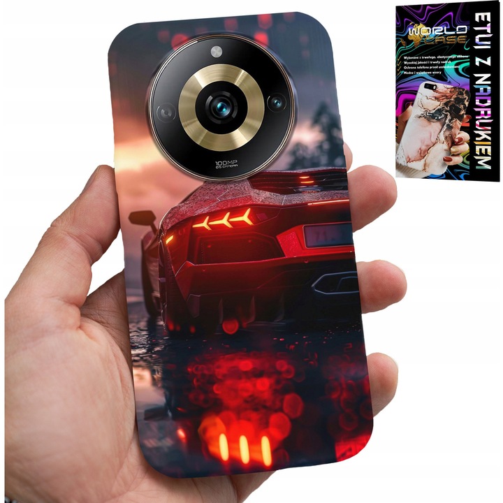 Realme 11 Pro telefontok, World Case, luxus dizájn, többszínű, szilikon