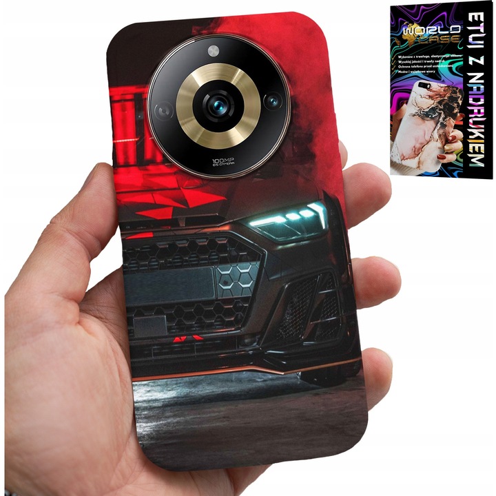 Telefontok, World Case, sport, gumi, többszínű, Realme 11 Pro