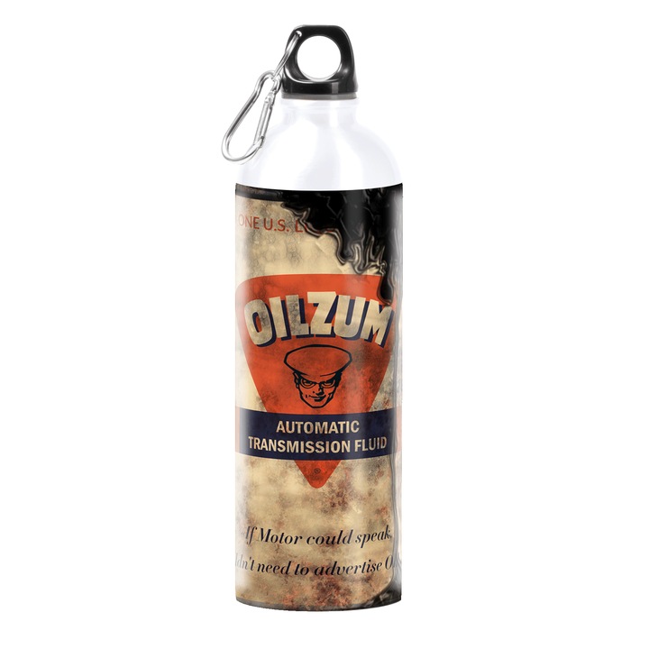 Termos personalizat Tomak Oilzum Transmission fluid recipient din otel inoxidabil 750 ml Motrix