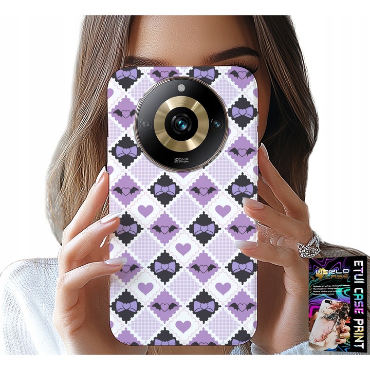 Tok Realme 11 Pro, World Case, többszínű nyomtatás, szilikon