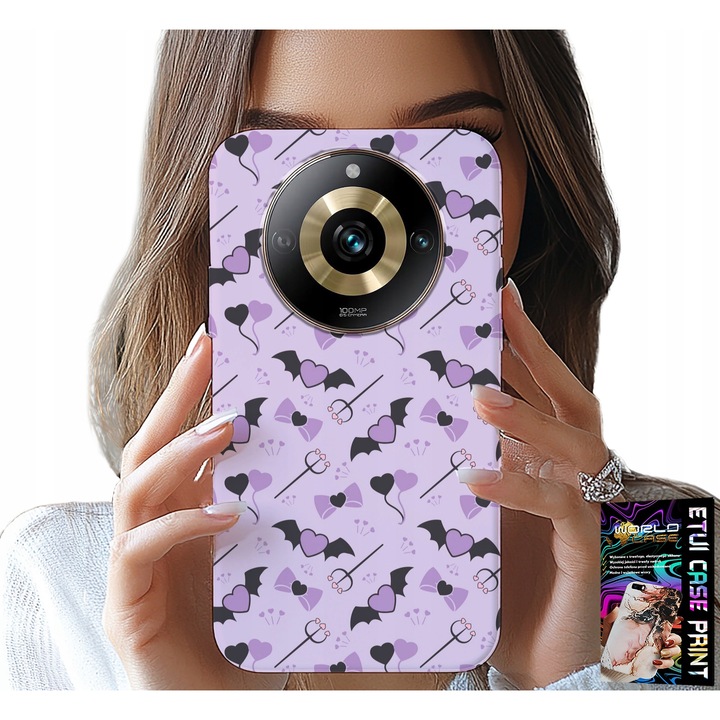 World Case telefontok, Realme 11 Pro, többszínű modell, szilikon