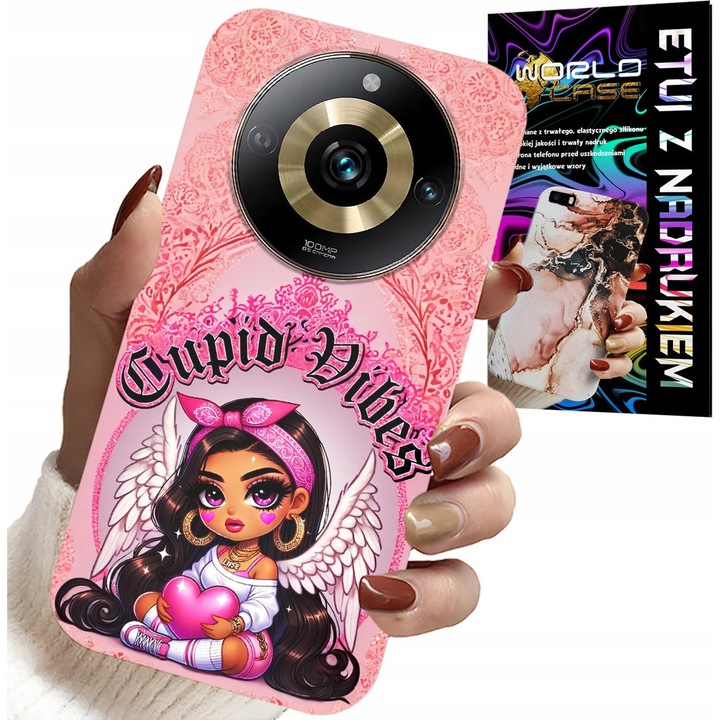 Telefontok, World Case, Realme 11 Pro, szilikon, színes nyomtatás