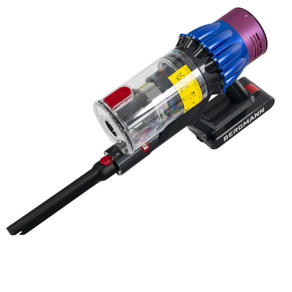 Aspirator vertical BERGMANN PUX 728, 650W, 50 min autonomie, culoare maro, capacitate colectare 1200 ml, filtru HEPA