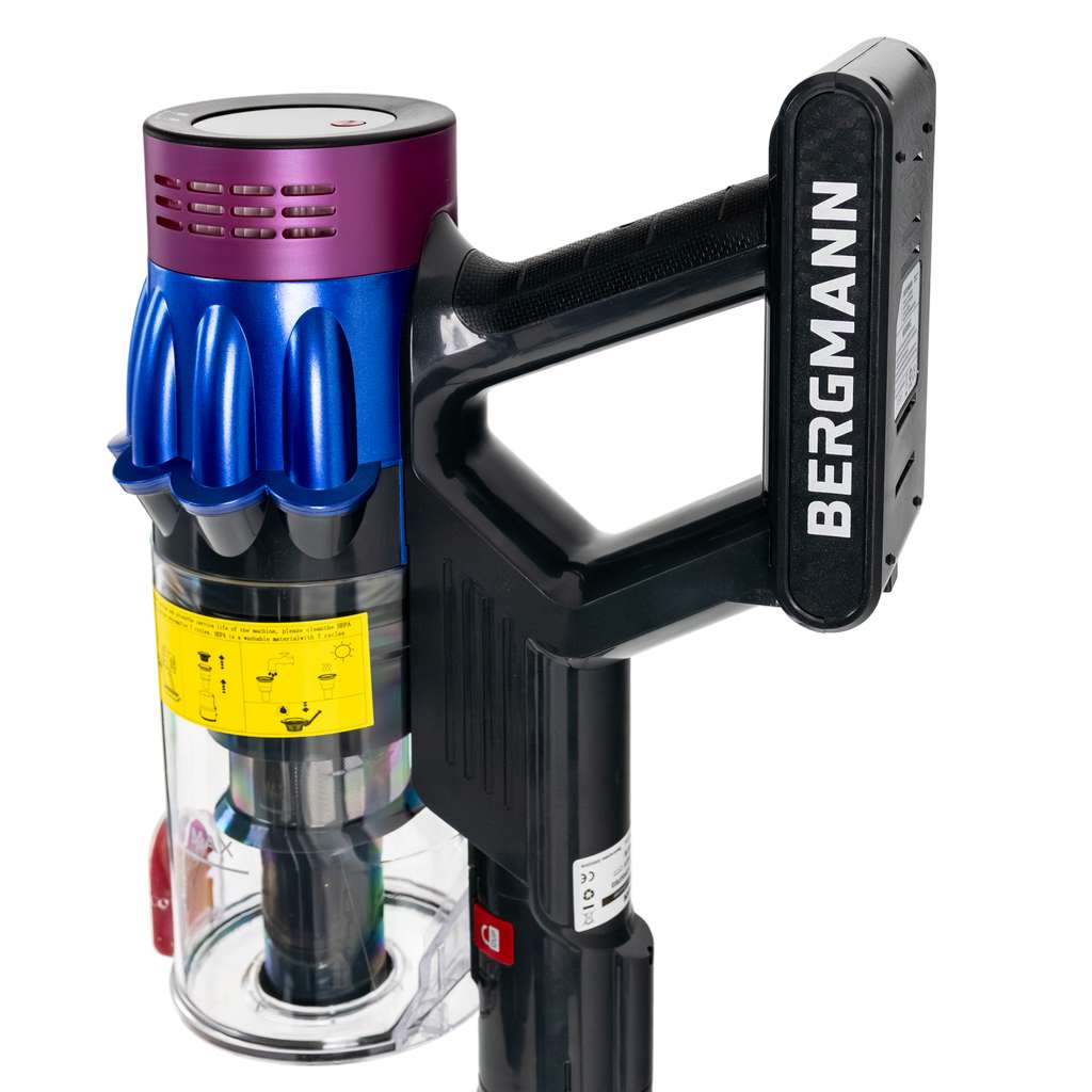 Aspirator vertical BERGMANN PUX 728, 650W, 50 min autonomie, culoare maro, capacitate colectare 1200 ml, filtru HEPA