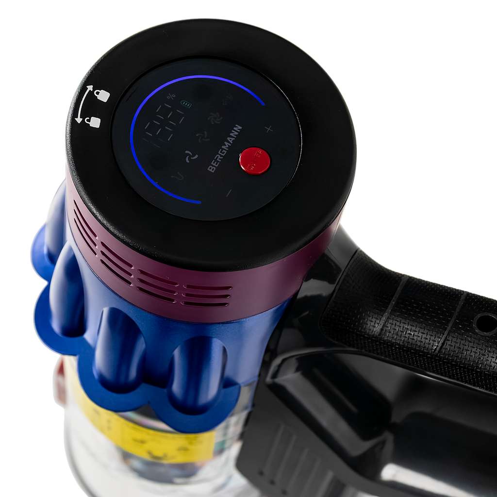 Aspirator vertical BERGMANN PUX 728, 650W, 50 min autonomie, culoare maro, capacitate colectare 1200 ml, filtru HEPA