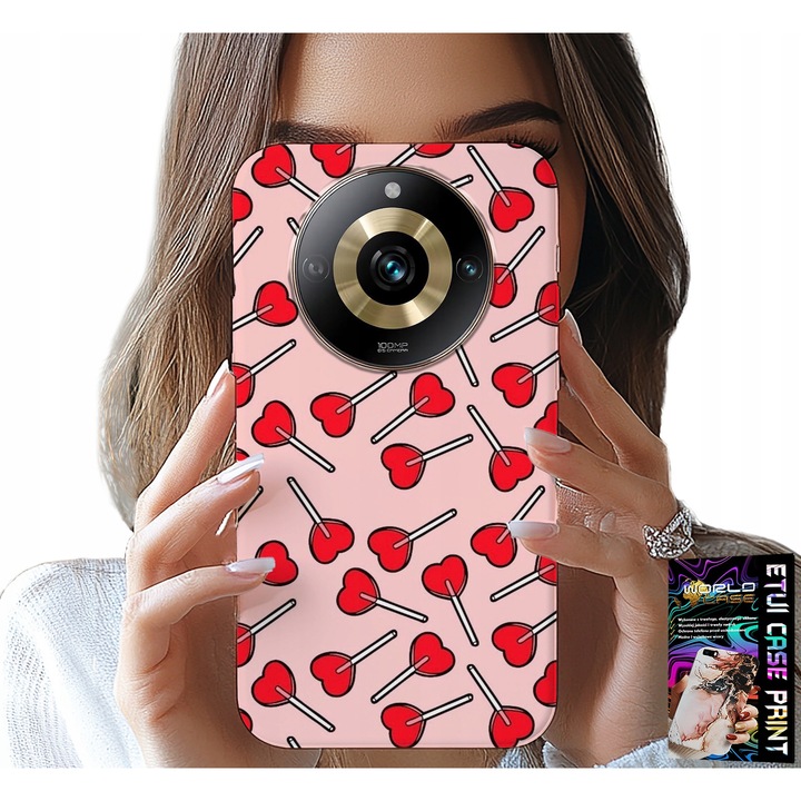 Telefontok, World Case, Realme 11 Pro, színes nyomtatás, szilikon