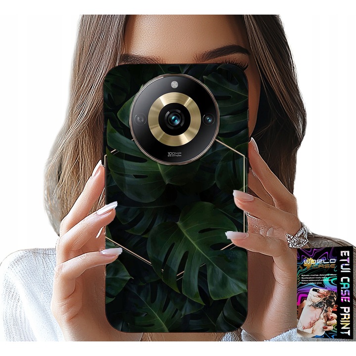 World Case telefontok, elegáns design, színes nyomat, Realme 11 Pro, szilikon