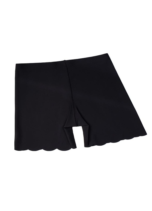 Pantaloni de siguranta modelatori cu dantela,design invizibil, confortabili, Negru