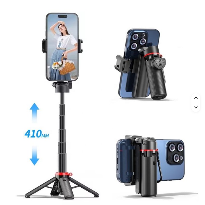 OWDF7 Selfie Stick Bluetooth cu Tripod – Control Wireless