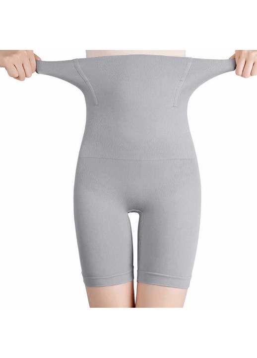 Моделиращи клинове с висока талия, контрол на корема, сиви, 2XL
