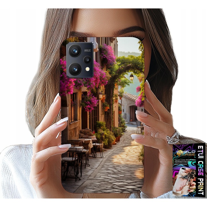 Telefontok, World Case, Realme 9 Pro, Festői Utca nyomtatás, szilikon
