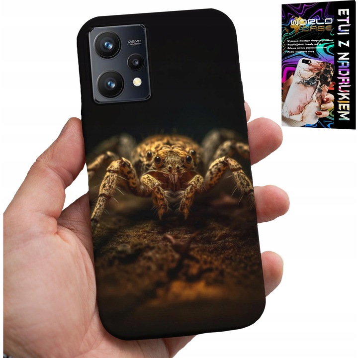 Realme 9 5G telefontok, World Case, szilikon, színes nyomat, tökéletes kompatibilitás