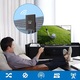Antena TV 2-in-1 Zenwire® HDAT80, interna & externa, amplificator integrat, cablu 10 m, receptie DVB-T2 HD, semnal stabil, compatibil TV & decoder, culoare negru