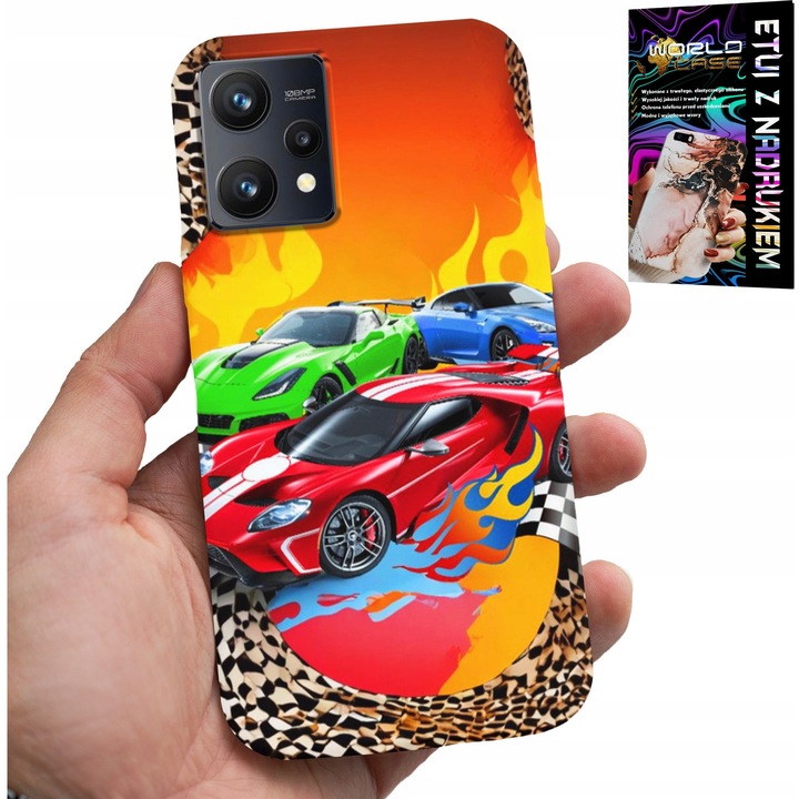 Telefontok, World Case, Realme 9 Pro, gumi, színes nyomtatás, gyermek szett