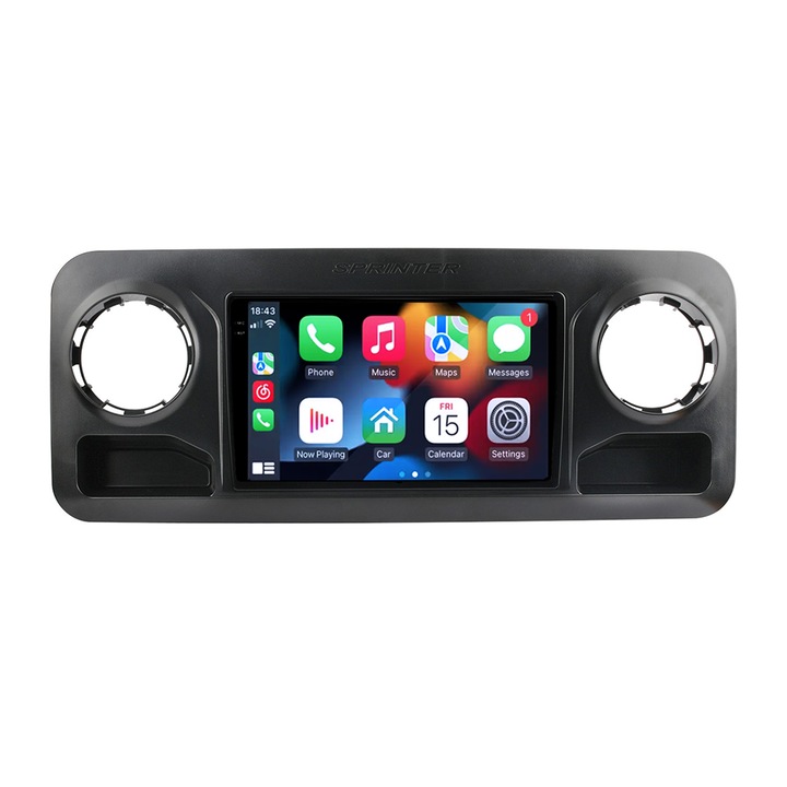 Navigatie compatibila cu Mercedes Benz Sprinter 2019, 4GB RAM 32GB ROM, Octa Core, 2.0 GHz, Display Display 9" 2K, Hotspot, Android 13, Bluetooth, Magazin Play, Carplay