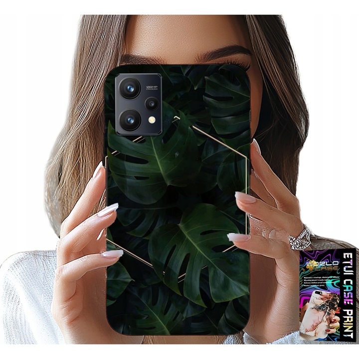 World Case telefontok Realme 9 Pro-hoz, szilikon, modern nyomtatás, 0,2mm, többszínű