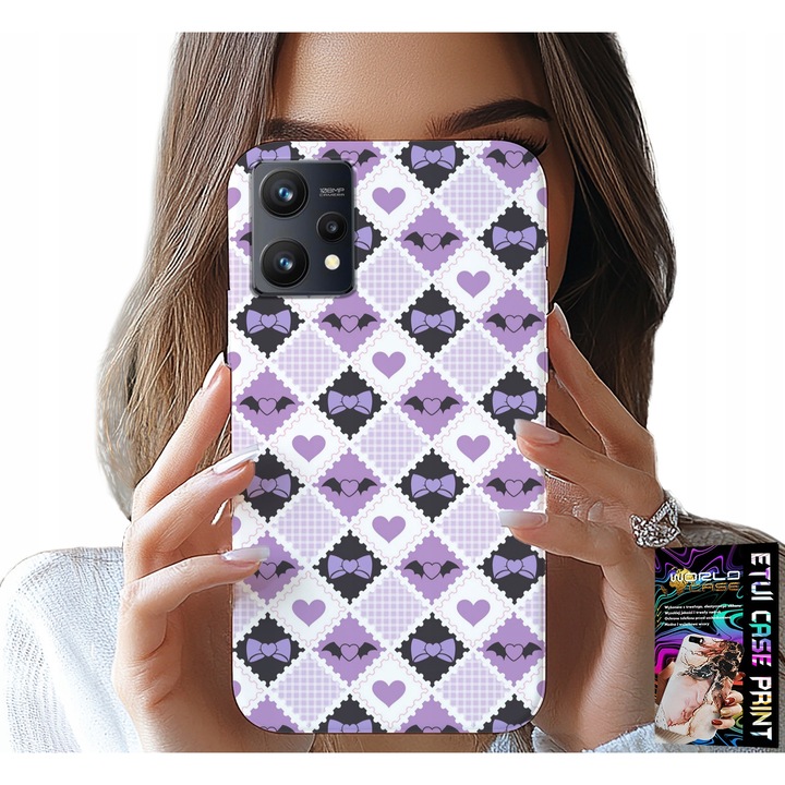 Telefontok, World Case, Realme 9 5G, szilikon, színes nyomtatás