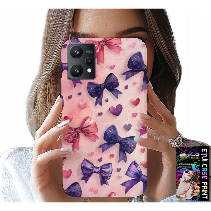 Tok Realme 9 5G, World Case, színes nyomtatás, szilikon, készlet