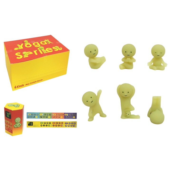 Комплект фигурки аниме Sumikko-kun йога, сляпа кутия, 6 стила