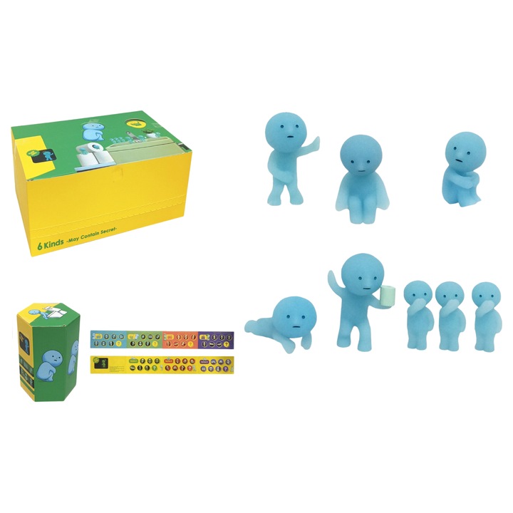 Комплект фигурки Blind Box, Sumikko-kun, 6 стила, декорации за телефон