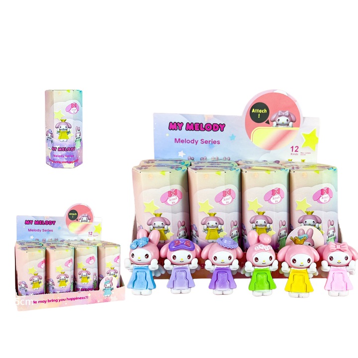 Комплект фигурки Декоративни My Melody, 12 дизайна, Blind Box