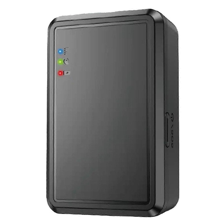 Localizator GPS Mini, negru, pentru vehicule, cu atasare magnetica