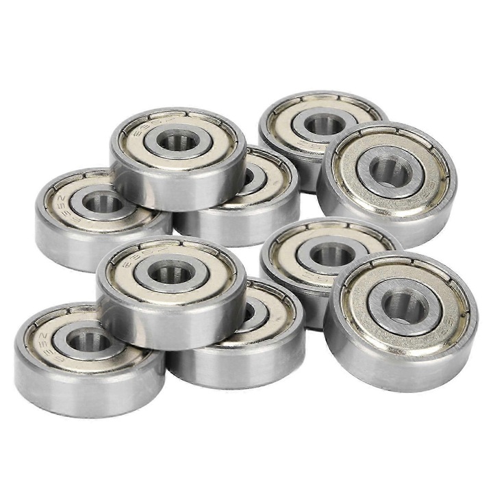 Set 10 bucati rulmenti cu bile 635Z, 5x19x6mm, dublu etansati, pentru biciclete