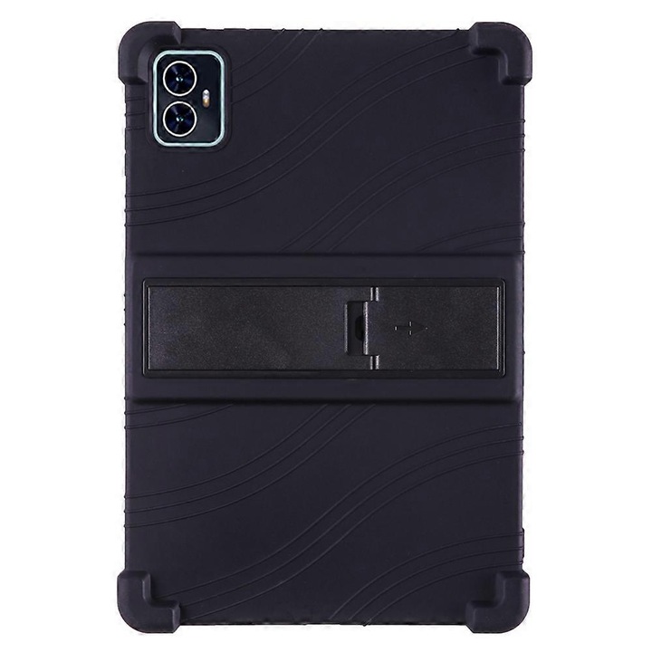 Husa tableta Teclast M50, protectie din silicon, suport pliabil, colturi intarite, multicolor