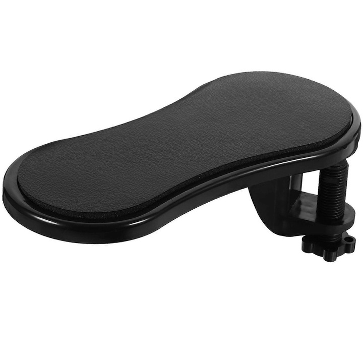 Suport ergonomic pentru brat la birou, Negru