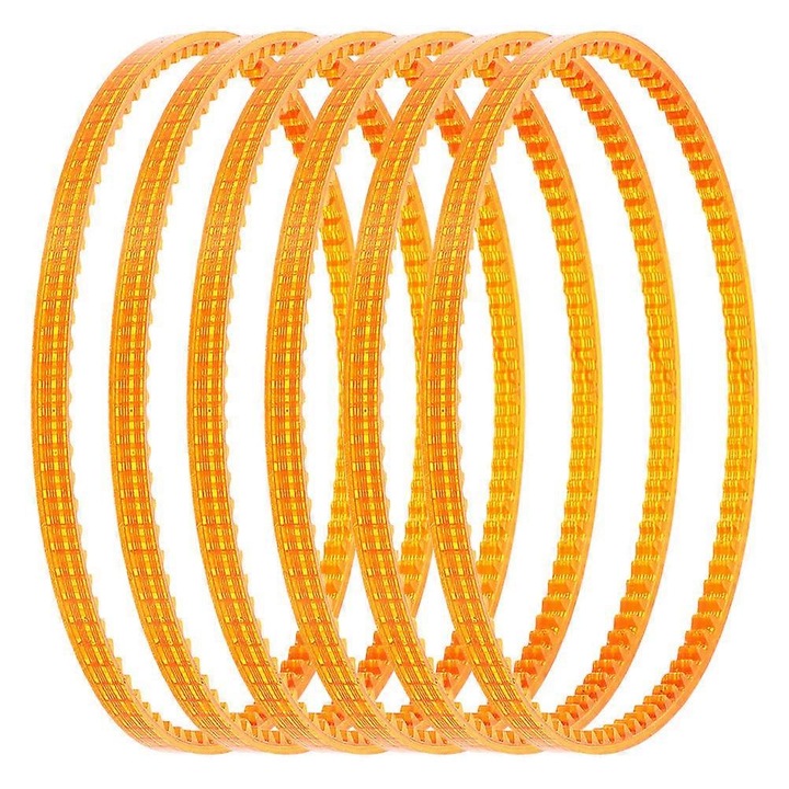 Accesorii pentru masina de vata de zahar, portocalii, set de 6, 11.50x11.50x0.50cm