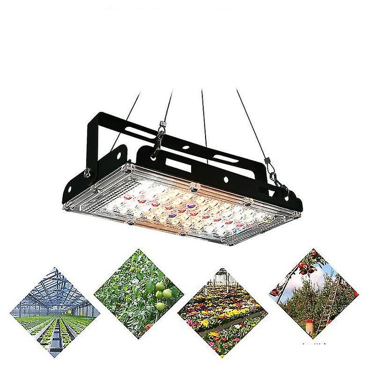 Lampa LED de crestere 50W/100W, spectru complet, impermeabila IP65, pentru plante