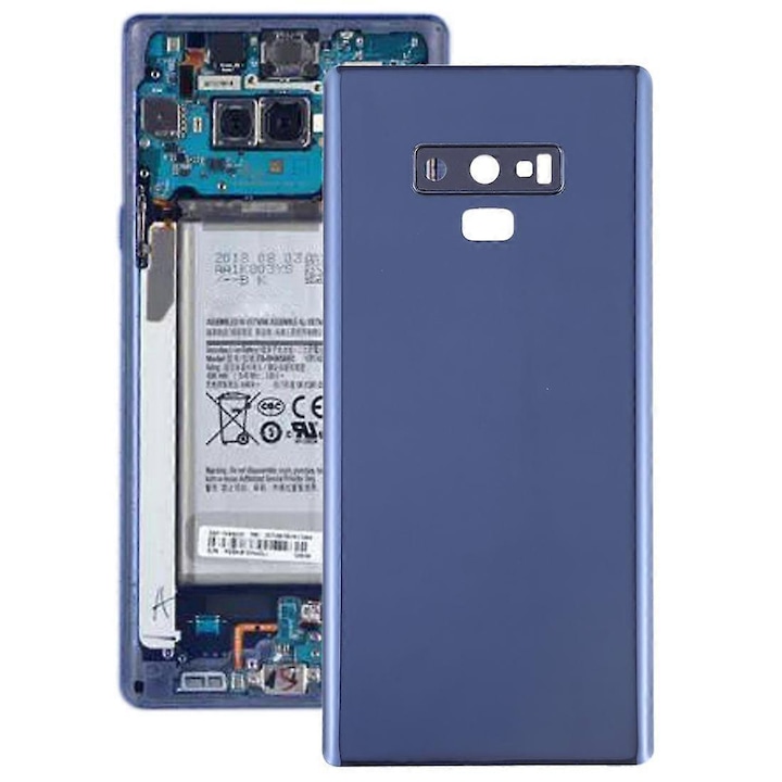 Carcasa pentru telefon Samsung Galaxy Note9, inlocuire capac spate, albastra