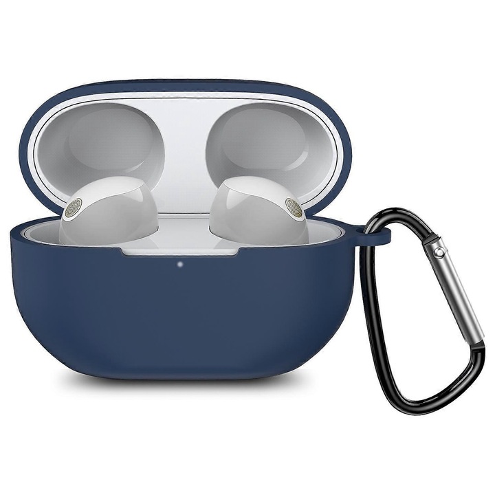 Husa din silicon pentru casti Sony WF-1000XM5, multicolor, cu catarama