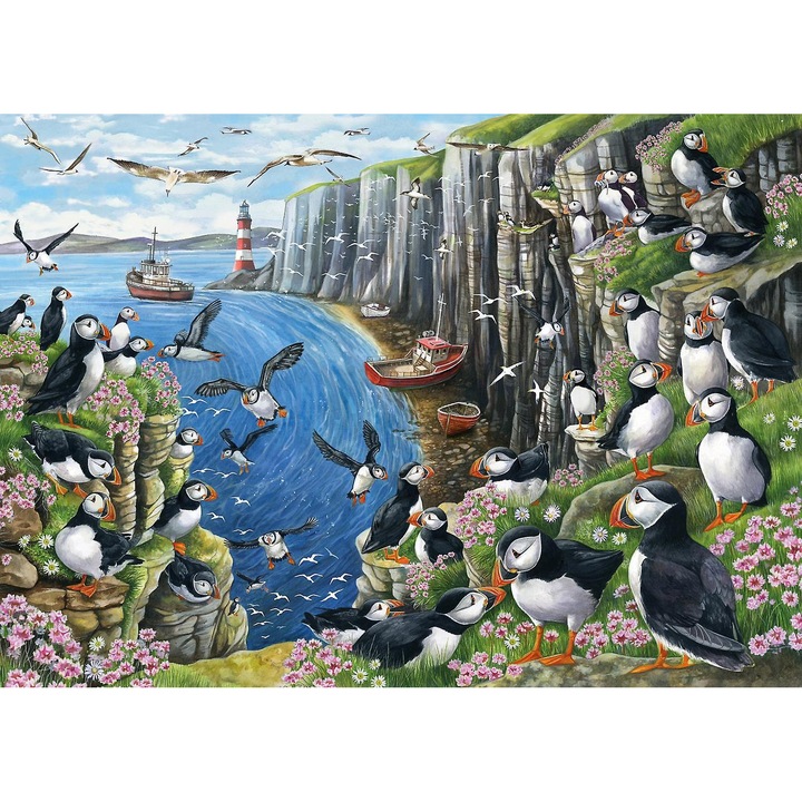 Puzzle Sziklaszirti kilátás, 1000 darab, 68.5x49cm, ökológiai