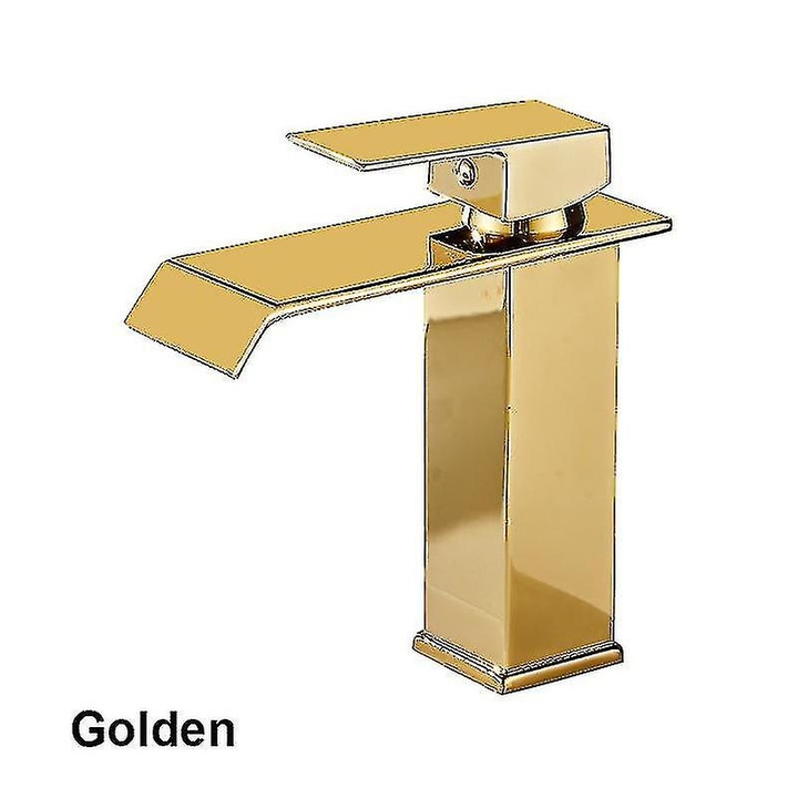 Санитарен смесител за мивка, Homedec, хром/черен/златен/бял, монтаж на плот, един отвор, 3 години гаранция