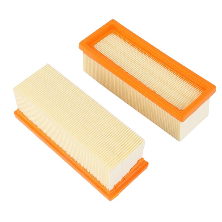 Set 2 filtre HEPA pentru aspiratoare SE 2001/SE 3001/SE 5.100/SE 6.100/K 2801, portocaliu, 20.2x7.6x7cm