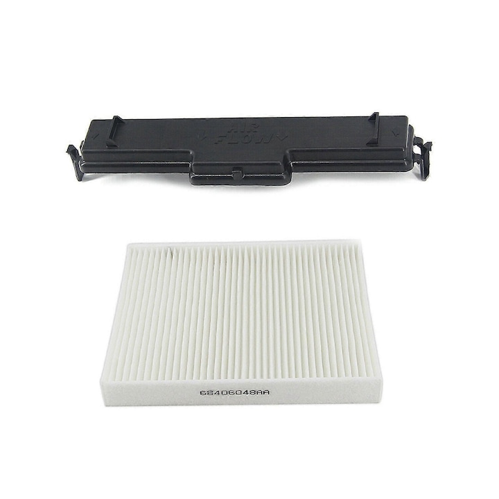 Kabin levegőszűrő készlet, kompatibilis Dodge Ram 1500, 68406048AA, fehér, 25x23x5cm