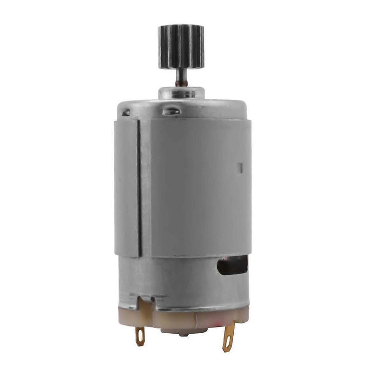 Motor electric RS390 6V 18000RPM cu pinion de 12 dinti pentru masinute pentru copii