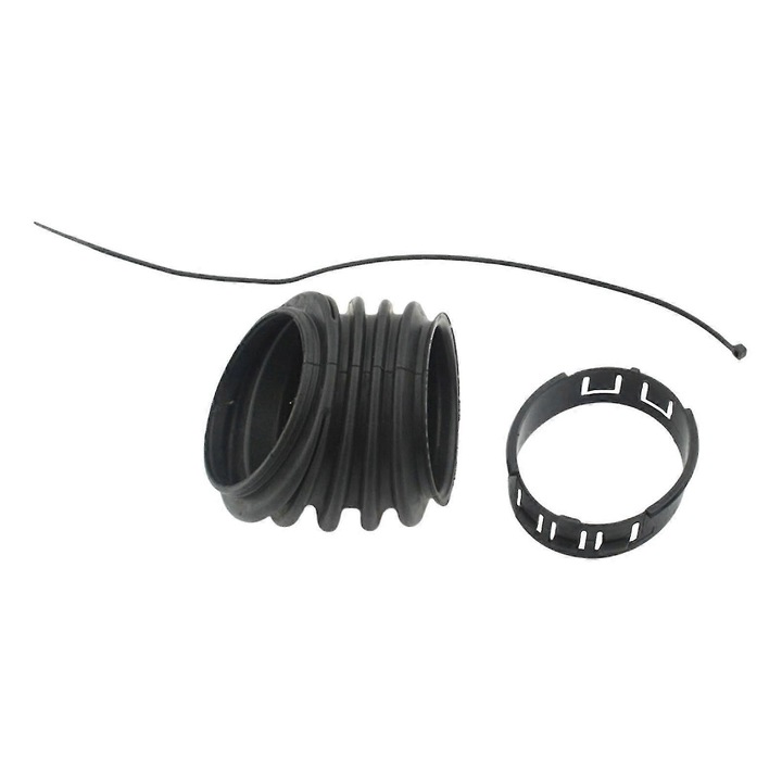 Hátsó tengely gumiharang, 7.9x9.4cm, fekete