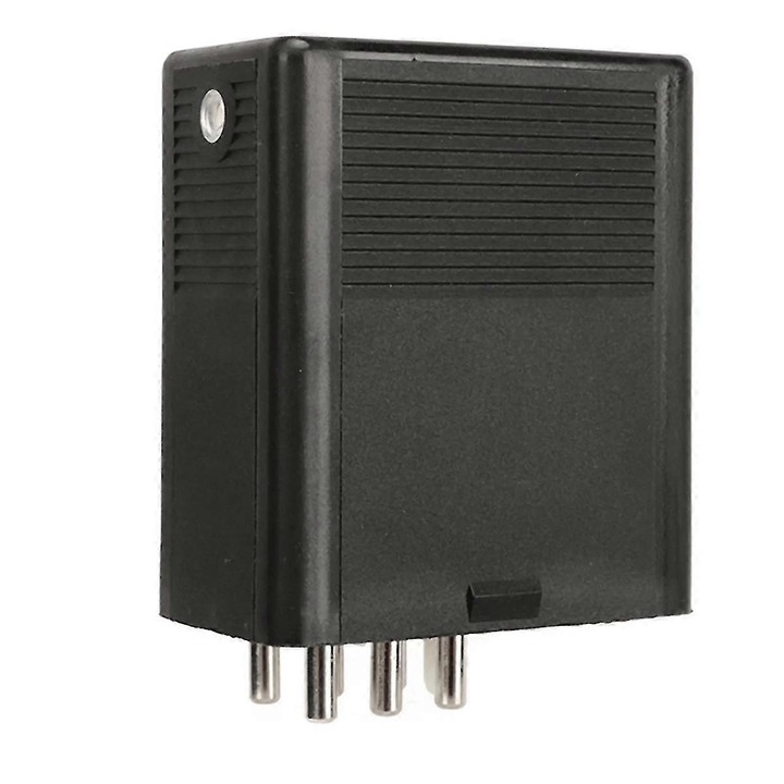 Üzemanyagpumpa relé, 0015453405, Mercedes 380SE/ 380SEC/ 380SEL/ 380SL/ 500SEC/ 500SEL típusokhoz, fekete, műanyag/fém