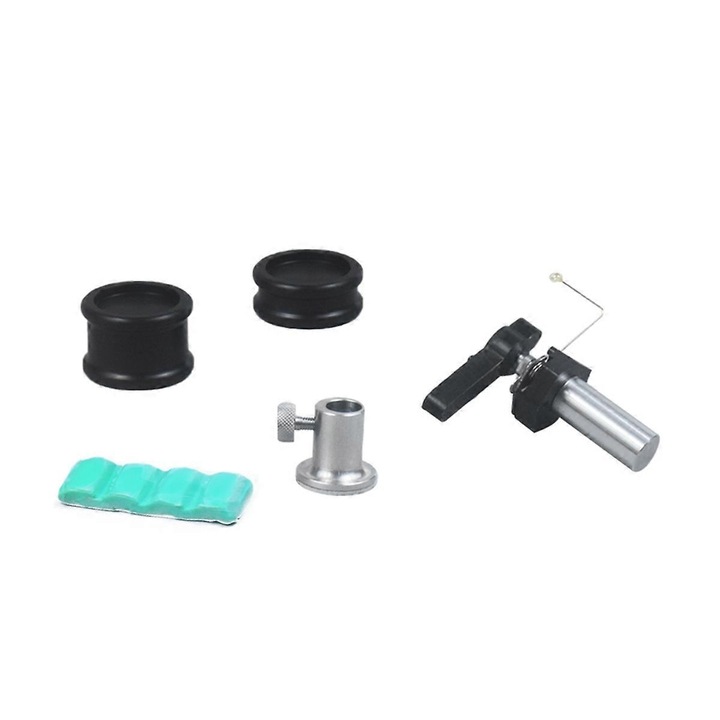 Dispozitiv ridicator brat tonarm pentru pick-up, ajustabil, design metalic, argintiu, dimensiune baza 16.1-22.3mm, inaltime ajustabila 30.9-54.9mm