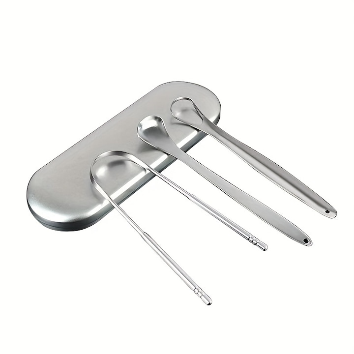 Set 3 Periute pentru Limba din Inox, Curatare Eficienta, pentru Adulti si Copii