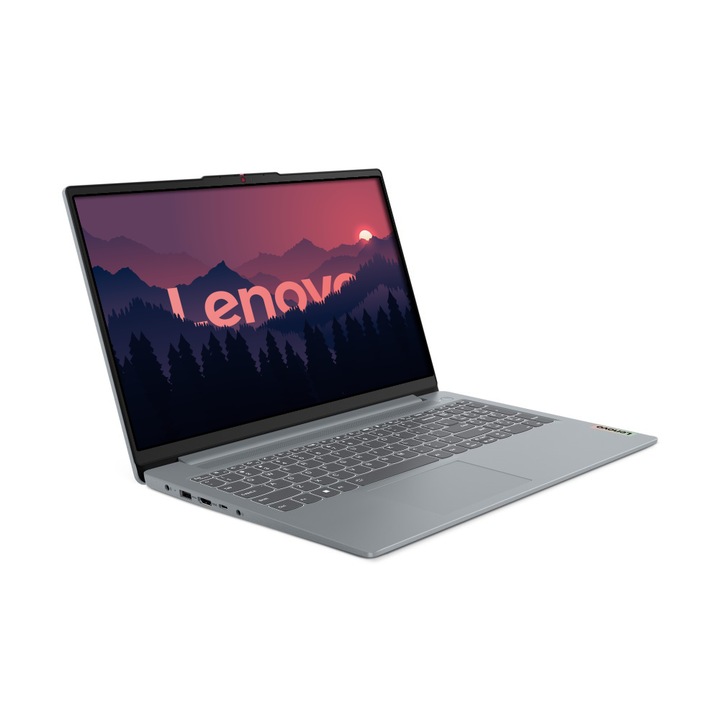 Lenovo IdeaPad Slim Laptop, Intel Core i3 1315U, 8GB DDR5 Memória, 1000GB SSD, 15.6 FullHD, Magyar billentyűzet, Szürke, Vírusírtó, Böngésző, Windows 11 Pro