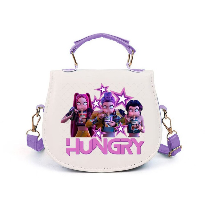 Gyerek hátizsák, Boszorkányvadászat, nyomtatott mintával, méretek 14.5x17x6.5cm, állítható pántokkal