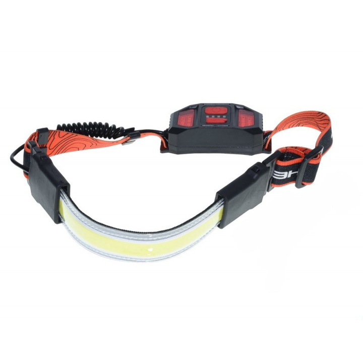 Rugalmas COB LED fejlámpa G13 akkumulátorral