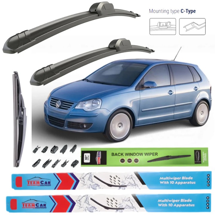 Stergatoare Volkswagen Polo (9N3) HATCHBACK 2005-2009 – Set Complet