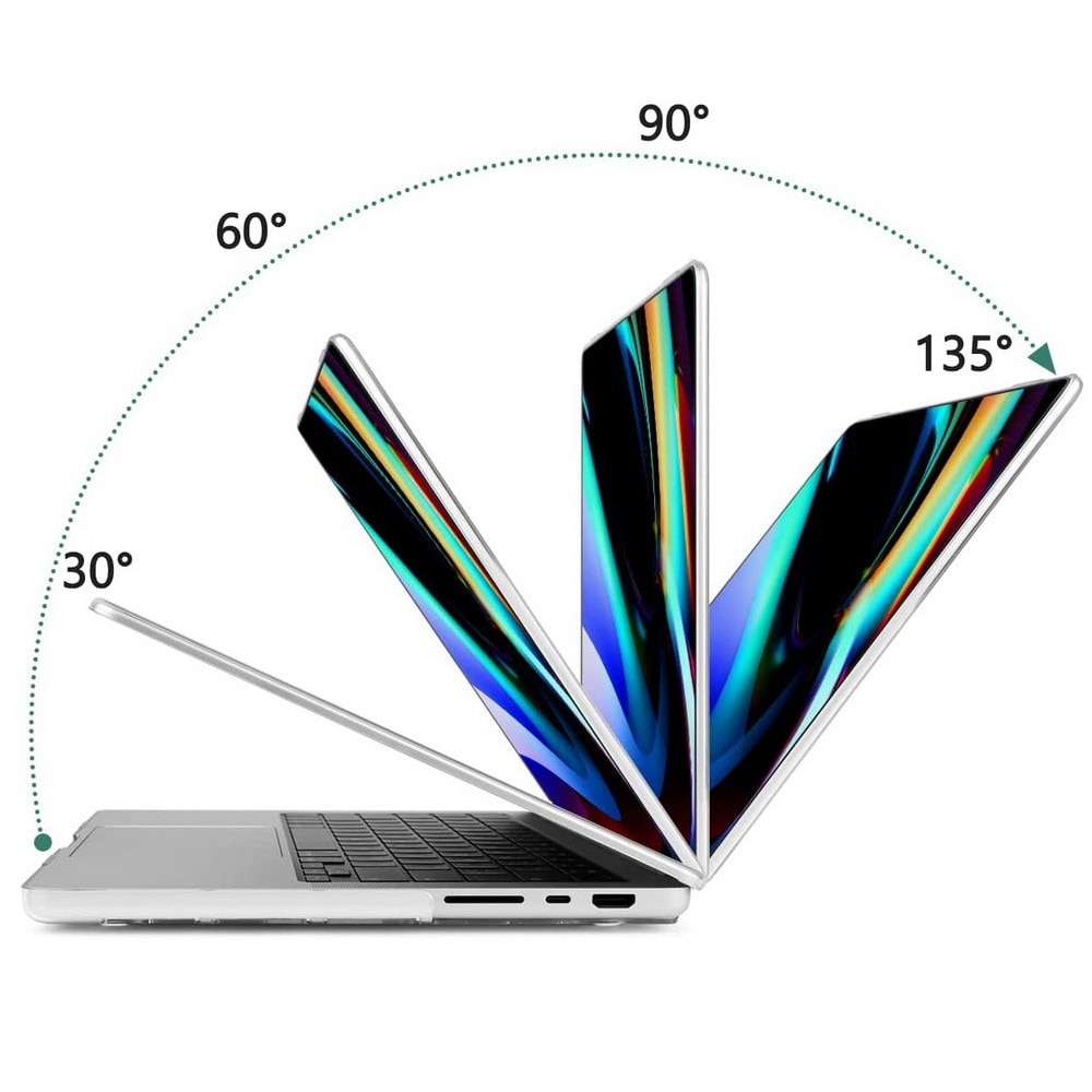 Etui laptop Alogy Hard Case, transparent, pentru Apple Macbook Pro 16 2021 A2485