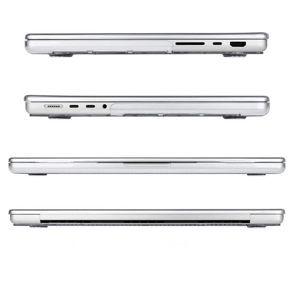 Etui laptop Alogy Hard Case, transparent, pentru Apple Macbook Pro 16 2021 A2485