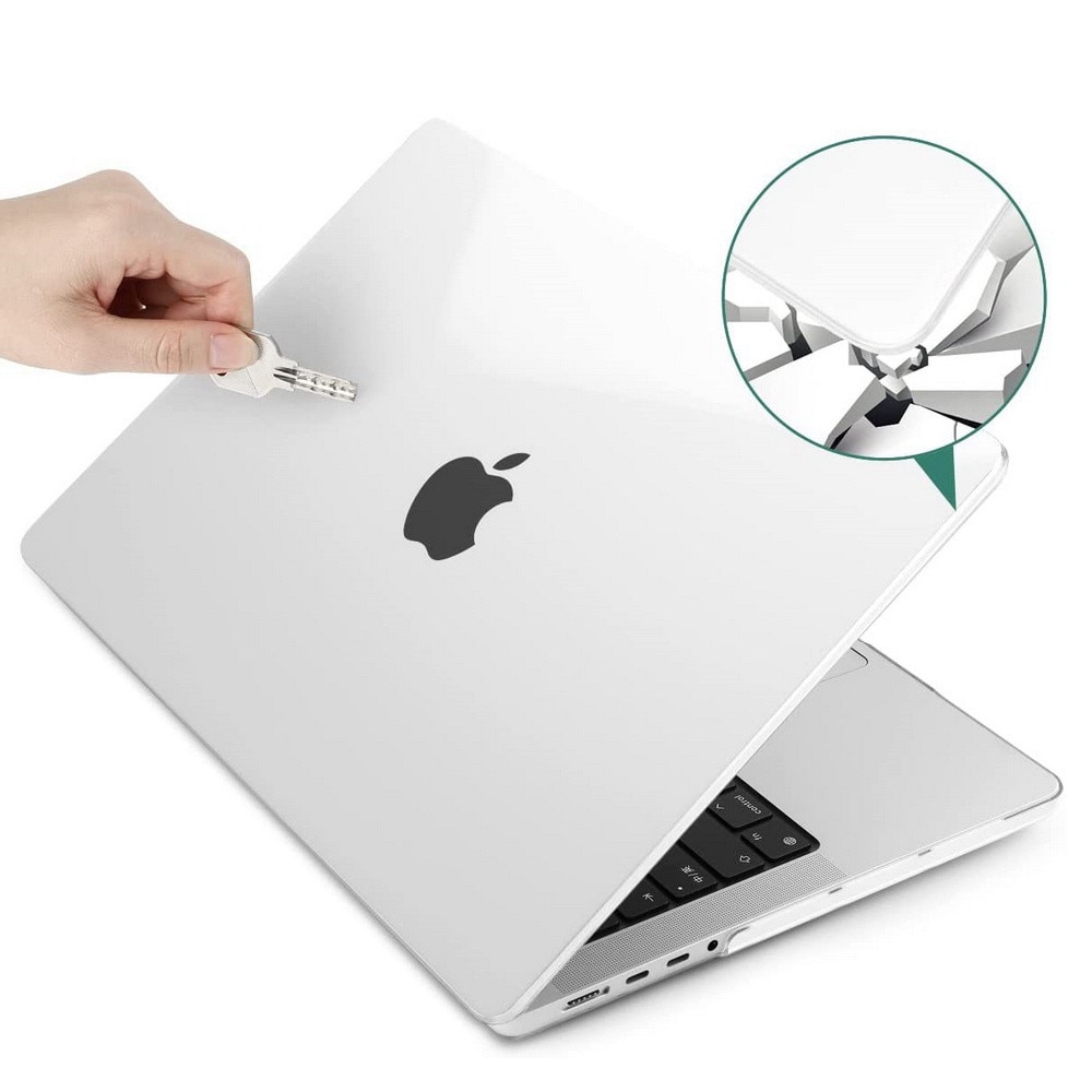 Etui laptop Alogy Hard Case, transparent, pentru Apple Macbook Pro 16 2021 A2485